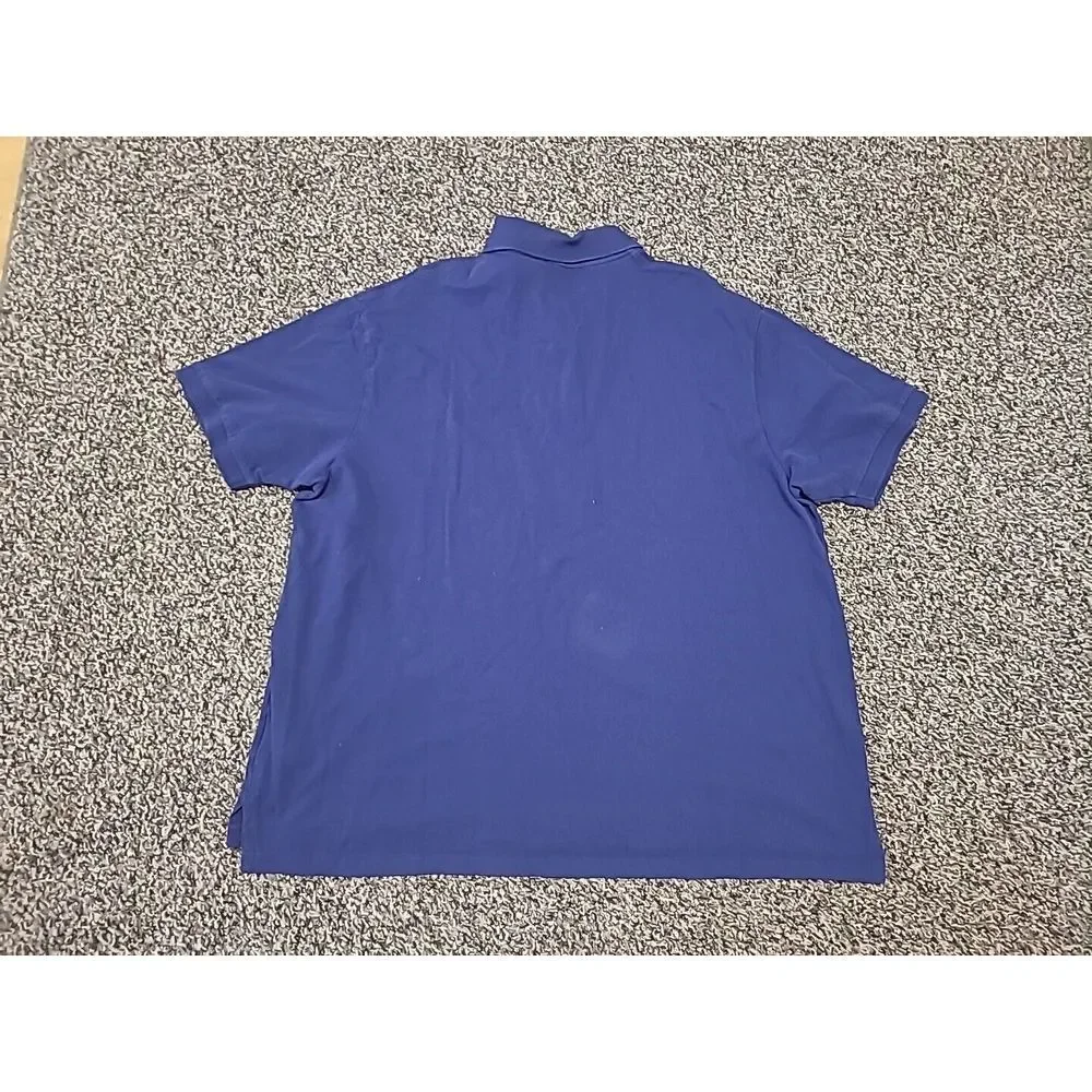 Polo Ralph Lauren Polo‎ Shirt Adult 3XB BIG Blue Casual Cotton Short Sleeve Men